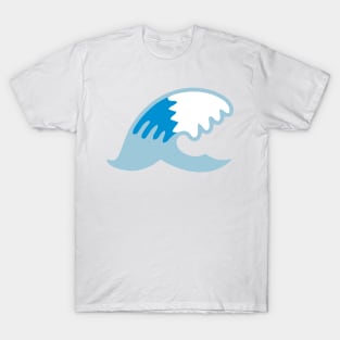 Giant Ocean Wave Emoticon T-Shirt